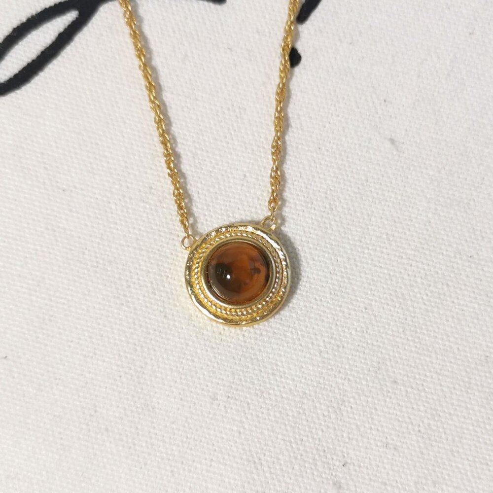 Julie Vos Delicate Necklace - Madison - Tortoiseshell Gold
